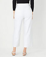The High Rise Kate Wide Leg Crop Pant in Texture - Curvy Fit carousel Product Image 2