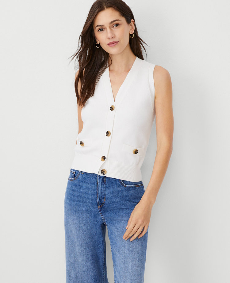 Vneck Tops  Ann Taylor