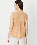Dotted Sleeveless Camp Shirt carousel Product Image 2