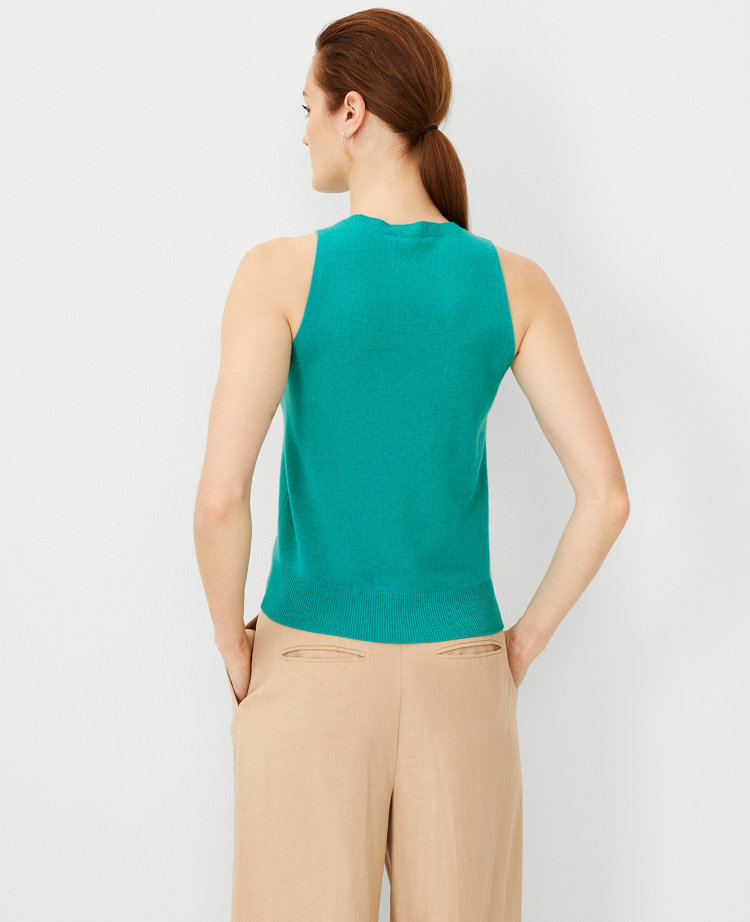 Ann Taylor Studio Collection Cashmere Shell Top Women's
