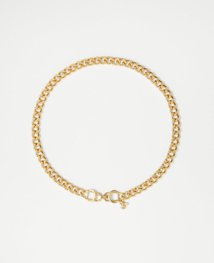 Horsebit Chunky Chain Necklace