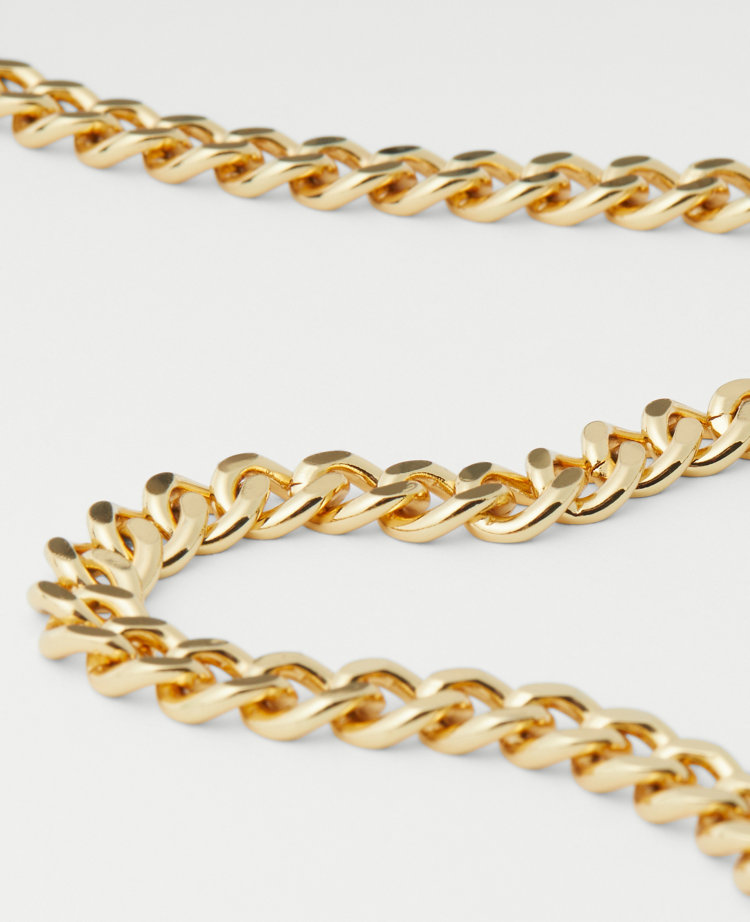 Horsebit Chunky Chain Necklace