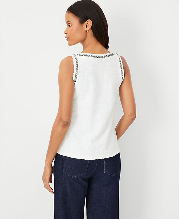 Banded Trim Tank Top