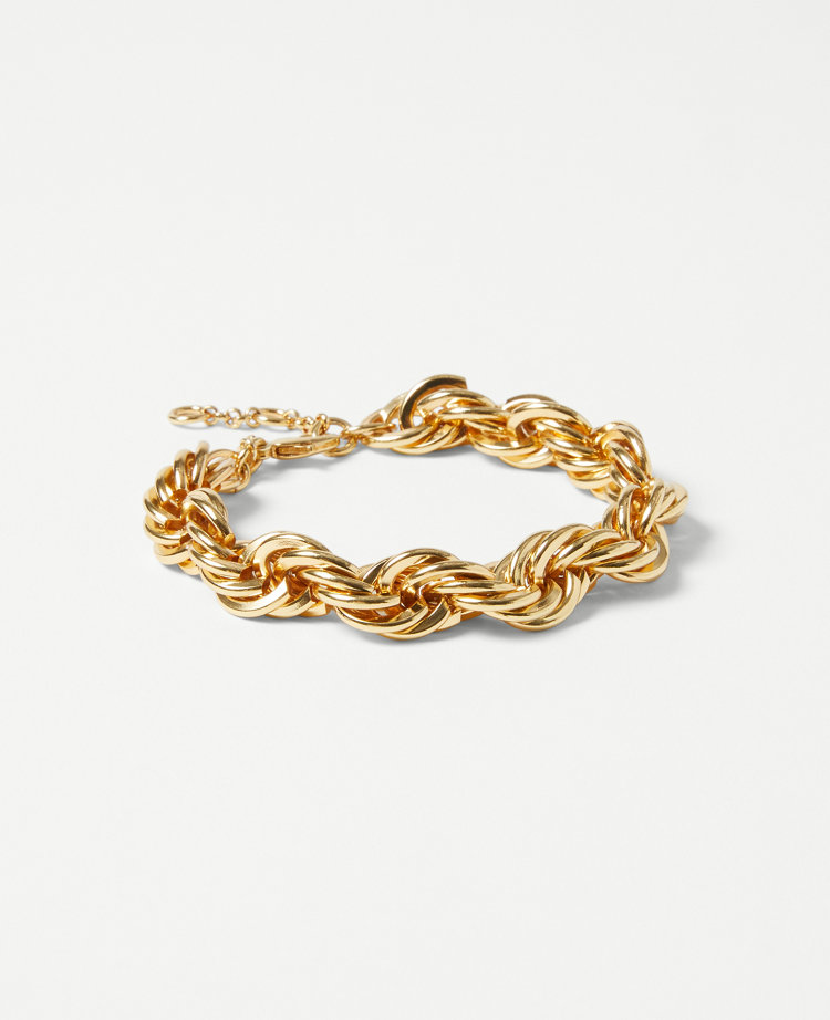 Twisted Rope Chain Bracelet