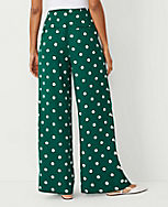 The Pleated Wide Leg Pant in Dotted Crepe carousel Product Image 3