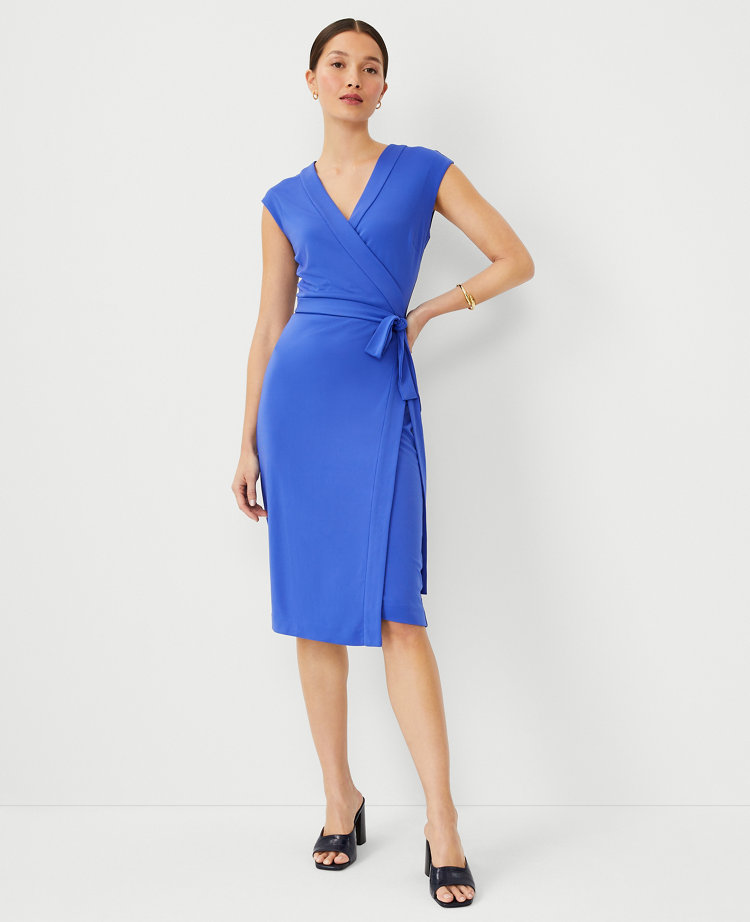 Ann taylor factory wrap hot sale dress