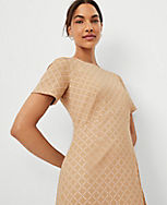 Petite Short Sleeve Sheath Dress carousel Product Image 3