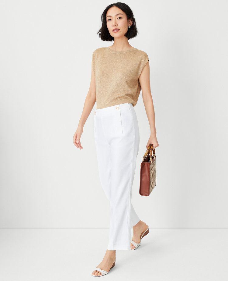 The Pencil Sailor Pant in Linen Twill