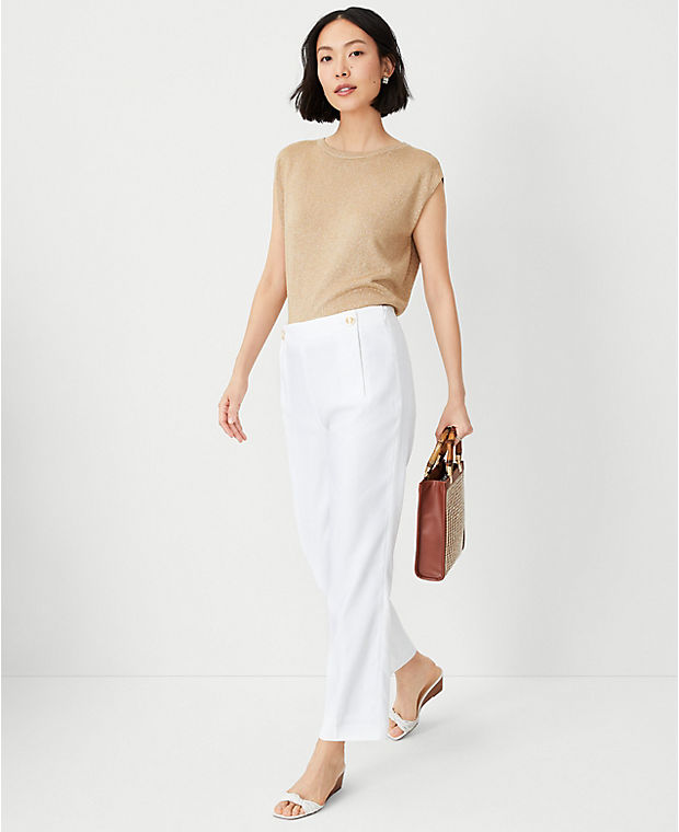 The Pencil Sailor Pant in Linen Twill