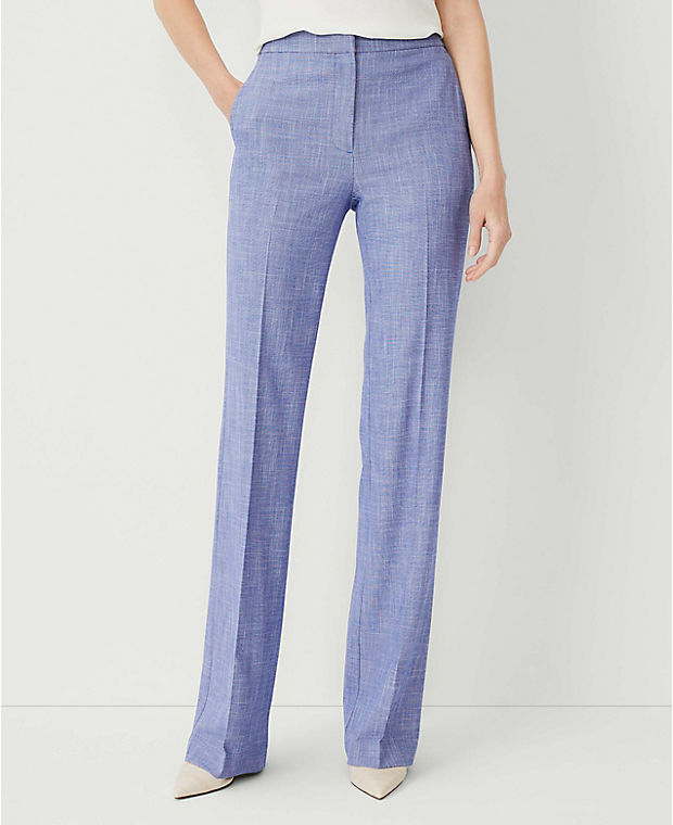 The High Rise Trouser Pant in Cross Weave