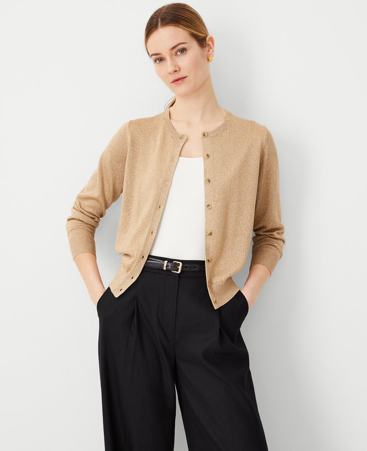 Petite Shimmer Ann Cardigan