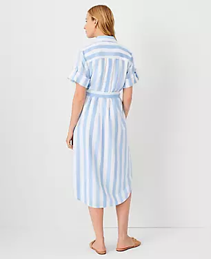 AT Weekend Linen Blend Midi Pocket Dress carousel Product Image 2