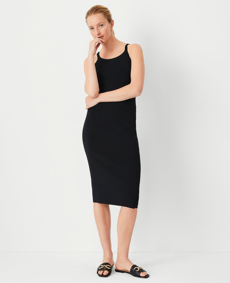 Petite AT Weekend Ribbed Racerback Dress