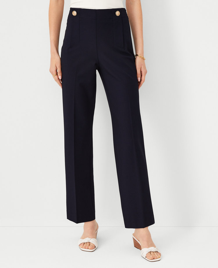 The Tall Pencil Sailor Pant in Twill