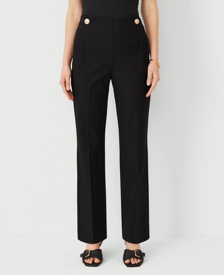 The Tall Pencil Sailor Pant in Twill