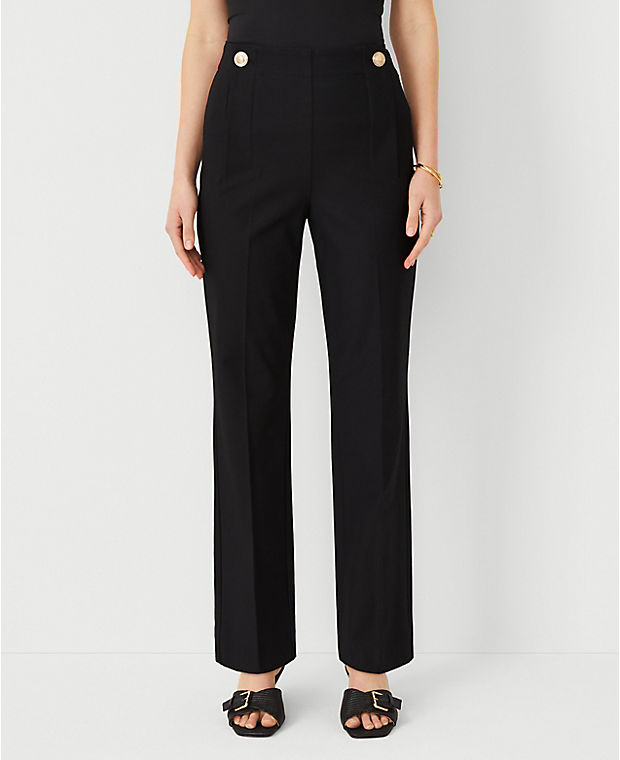 The Tall Pencil Sailor Pant in Twill