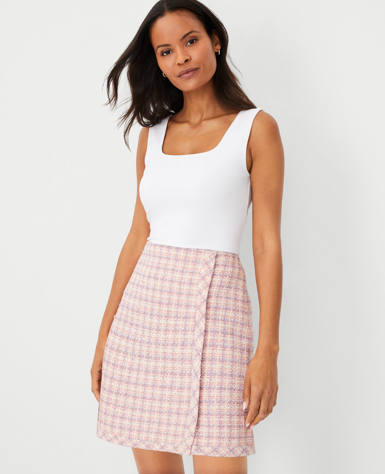 Petite wrap skirt best sale