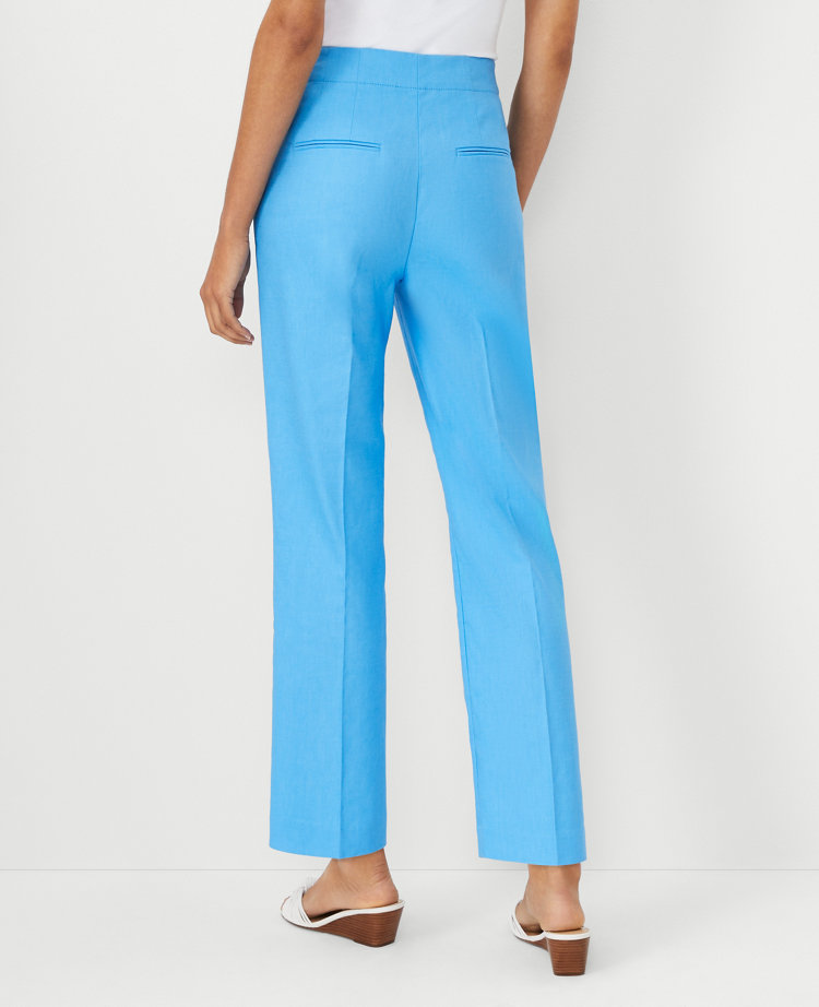 The Petite Pencil Sailor Pant in Linen Twill