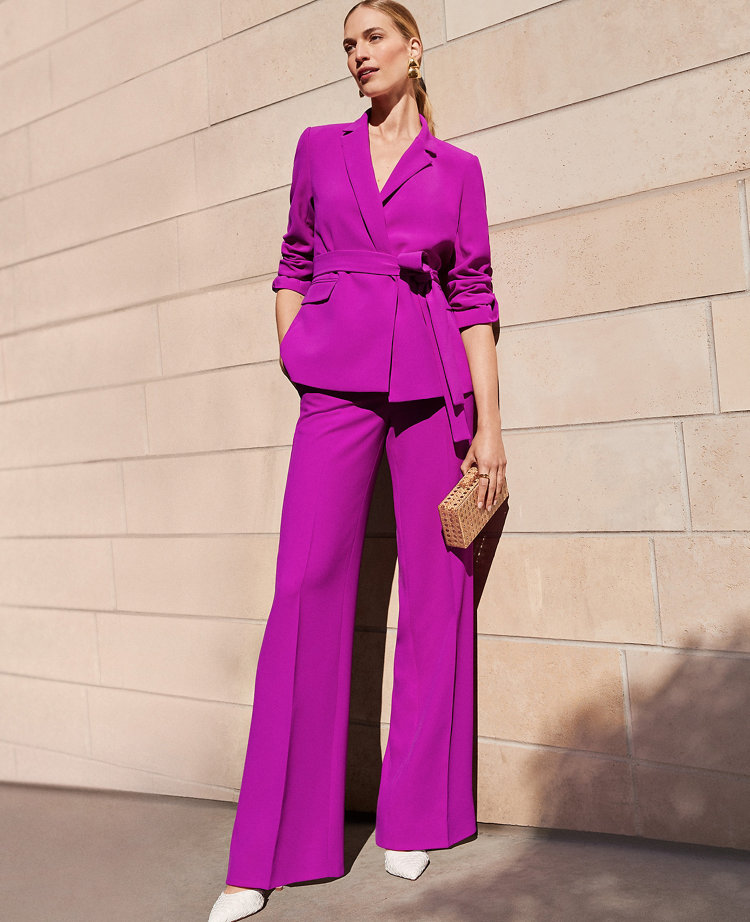 Wide Leg Pants Suits for Women | Ann Taylor
