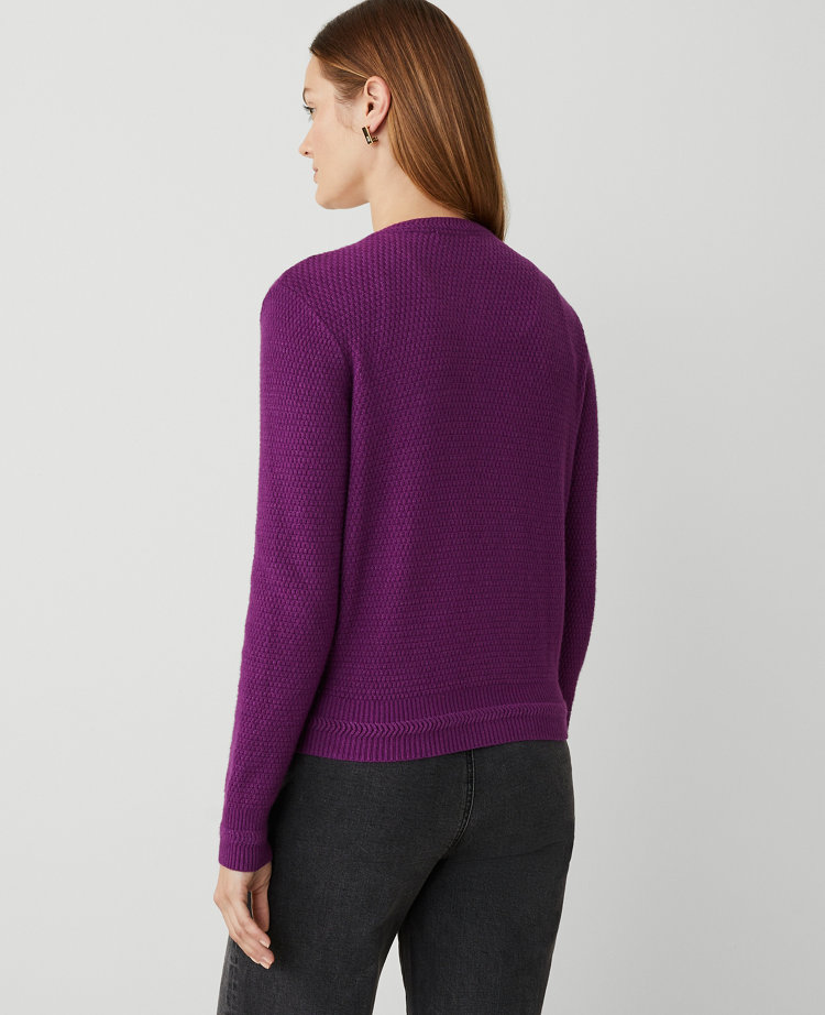 Tuck Stitch Cardigan