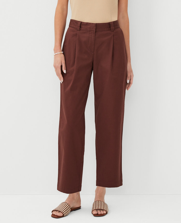 Petite Weekend Relaxed Roll Cuff Straight Pant carousel Product Image 3