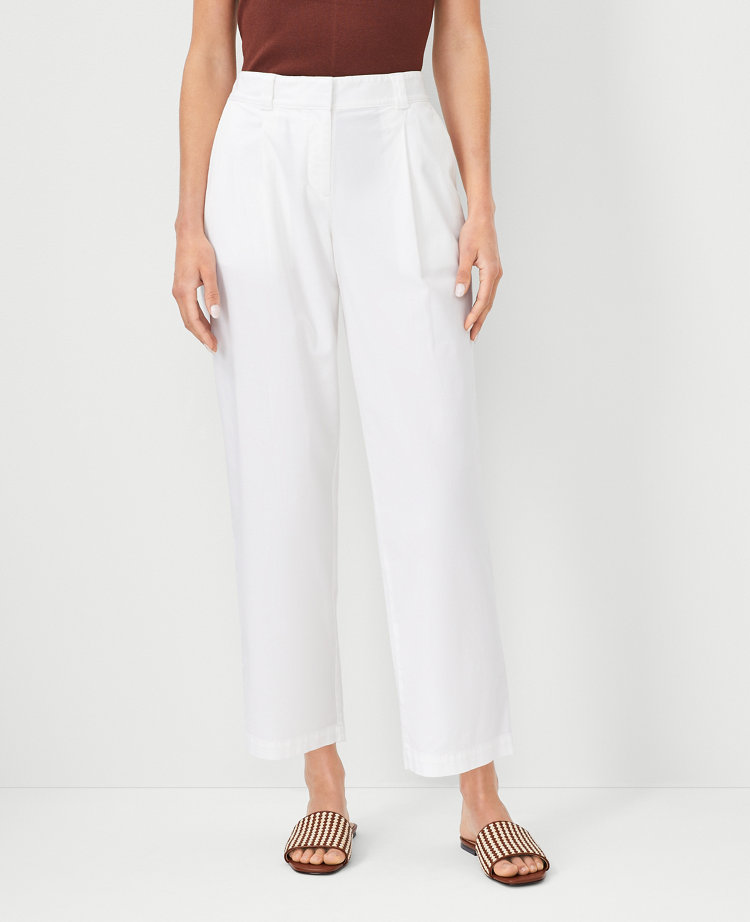 Petite Weekend Relaxed Roll Cuff Straight Pant