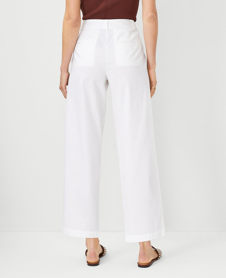 Petite Weekend Relaxed Roll Cuff Straight Pant