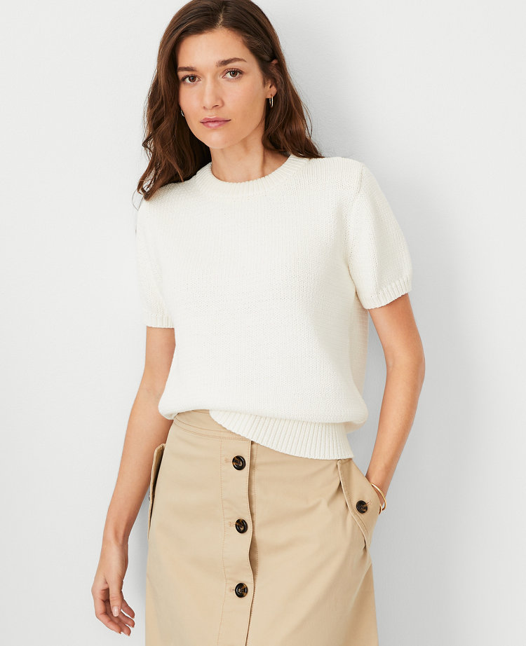 Petite AT Weekend Chunky Wedge Sweater Tee