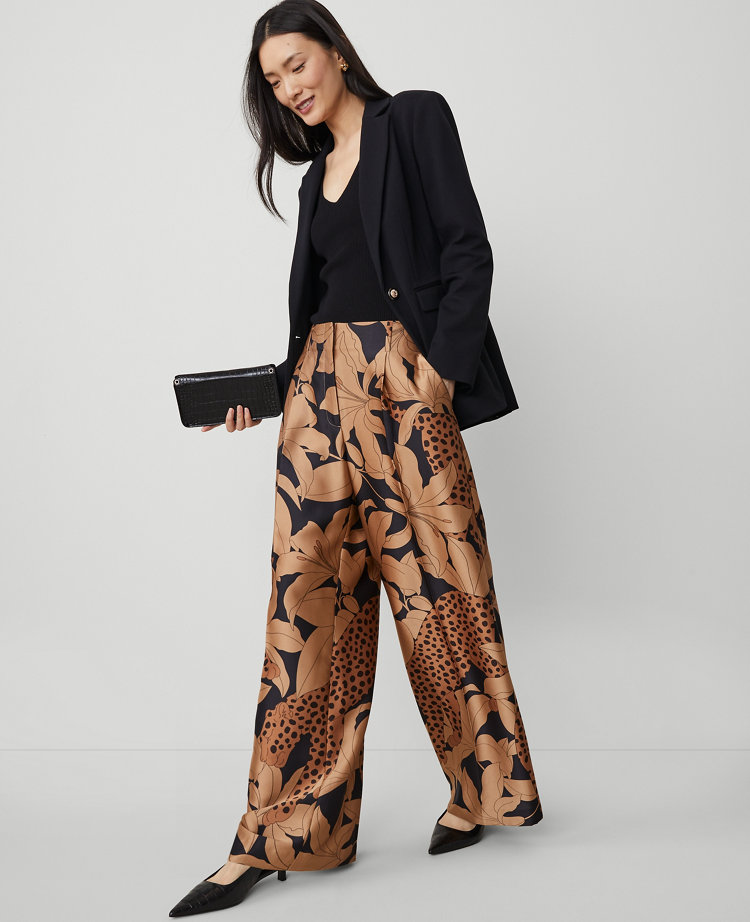 The Pleated Wide Leg Pant