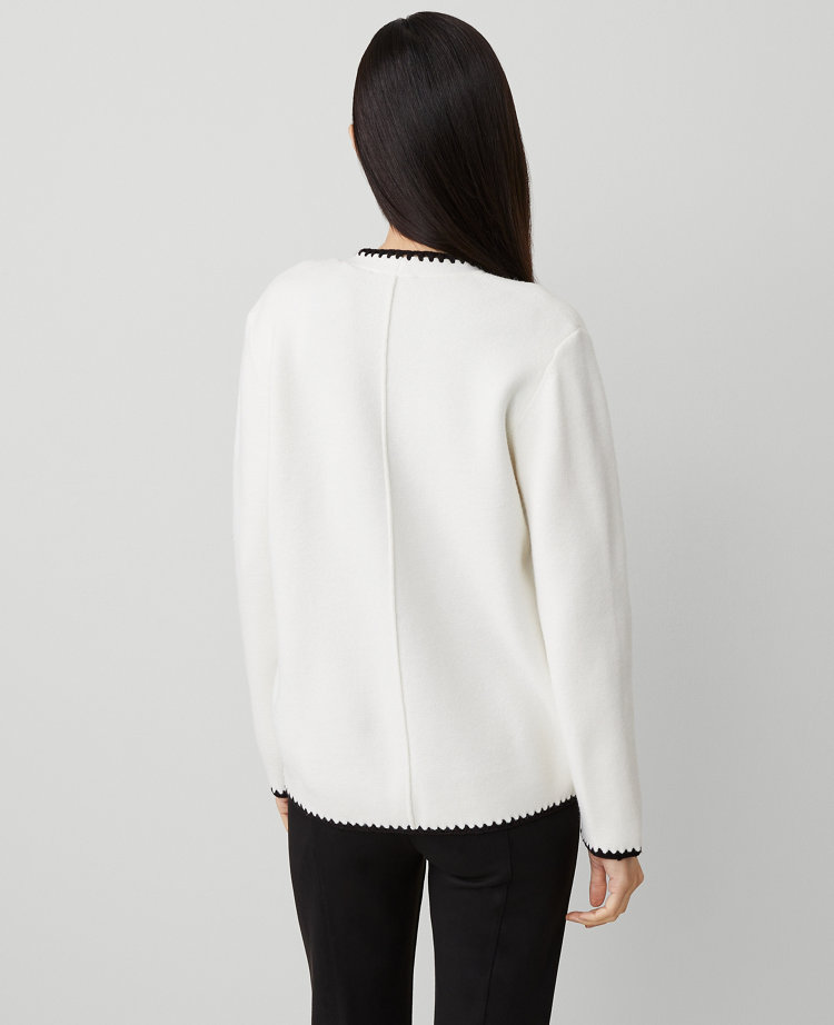 Blanket Stitch Cardigan