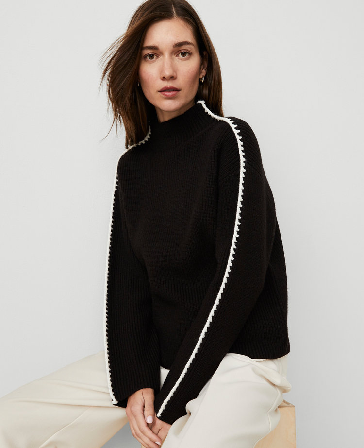 Turtleneck Tunic Sweater