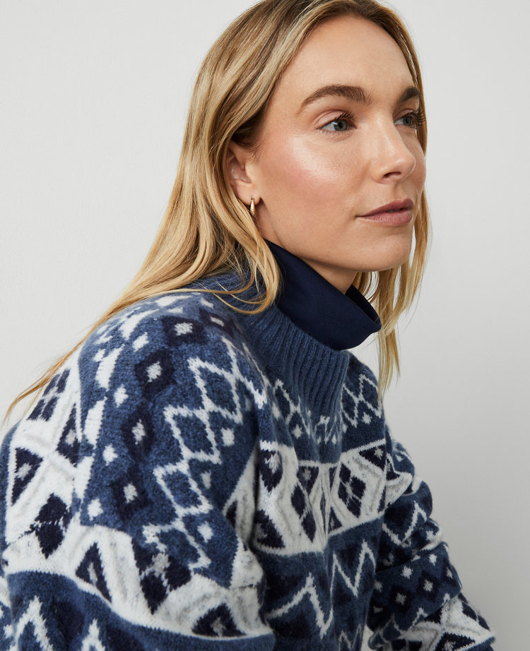 Weekend Collection Relaxed Fair Isle Sweater