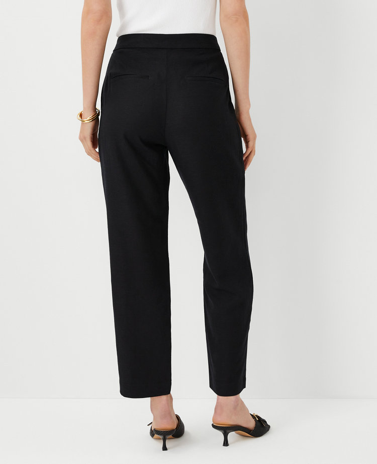 The Petite Belted Ankle Pant