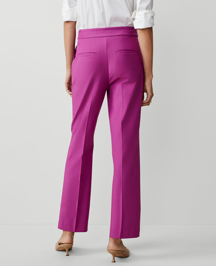 Ann Taylor The Petite Button Pencil Pant Twill