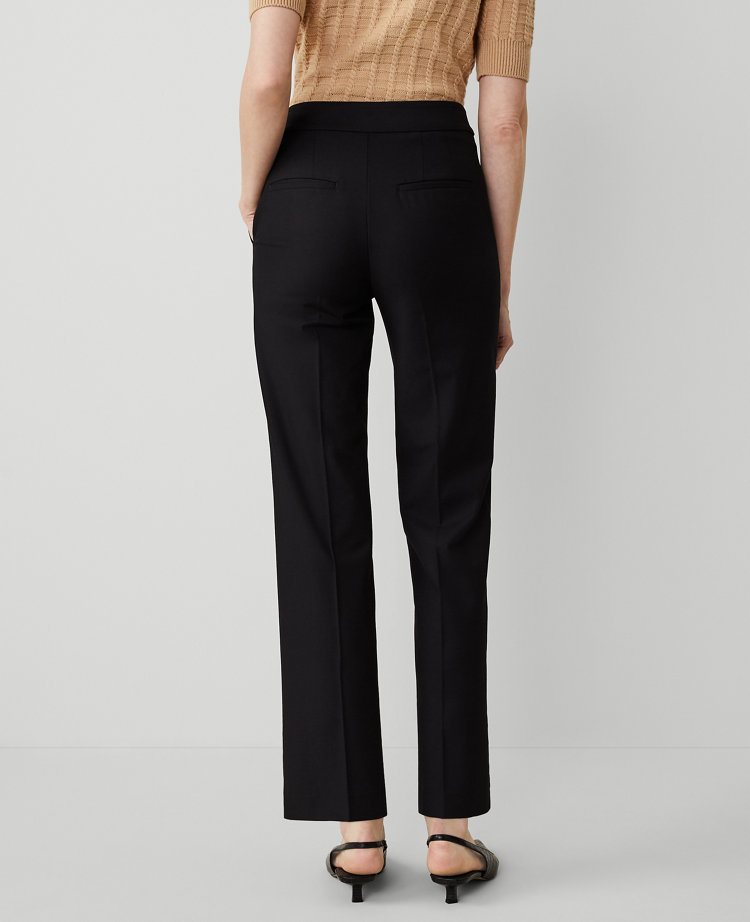 Ann Taylor The Petite Button Pencil Pant Twill