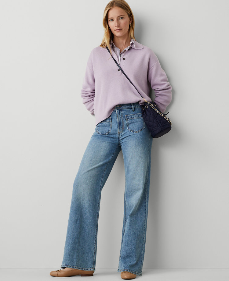 Petite Wide Leg Jeans