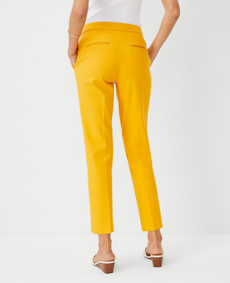 The Button Tab Mid Rise Eva Ankle Pant