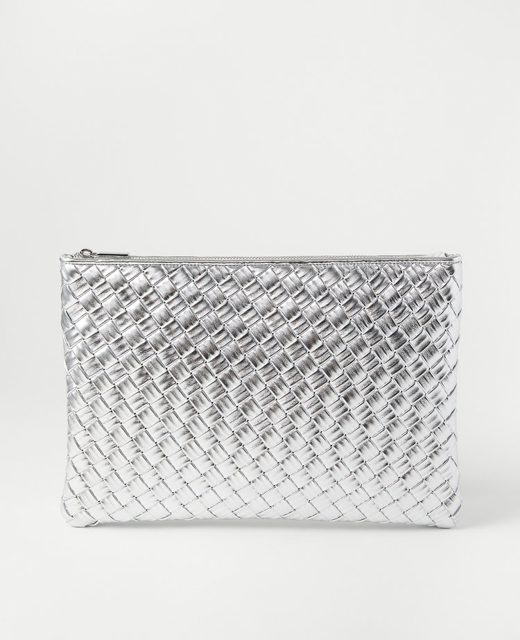 Ann Taylor Woven Clutch Handbag Women's