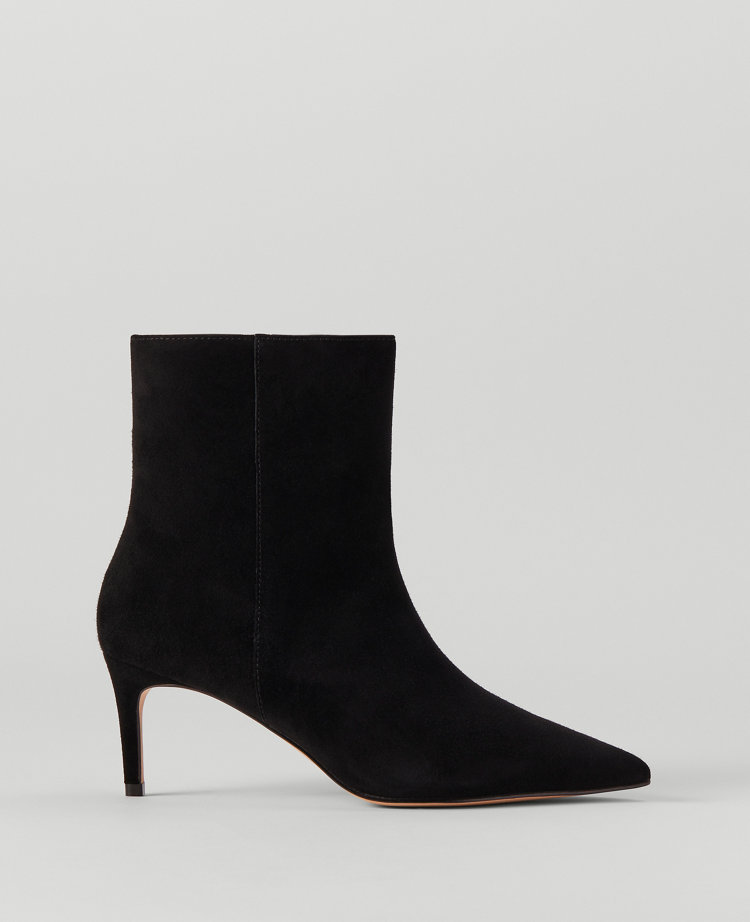 Ann Taylor Stiletto Suede Bootie Women's