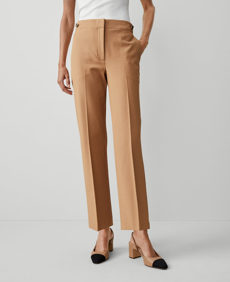 The Button Pencil Pant in Twill