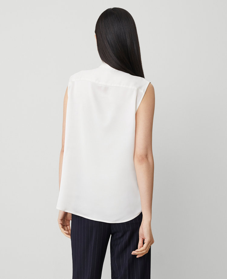 Shirred Sleeveless Shirt