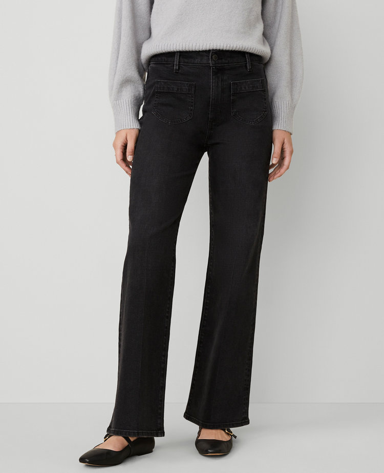 The Patch Pocket Wide-Leg Jean