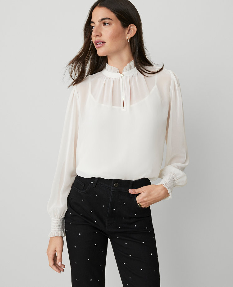 Chiffon Ruffle Popover