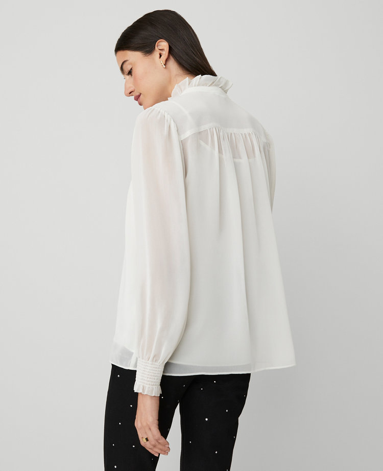 Chiffon Ruffle Popover