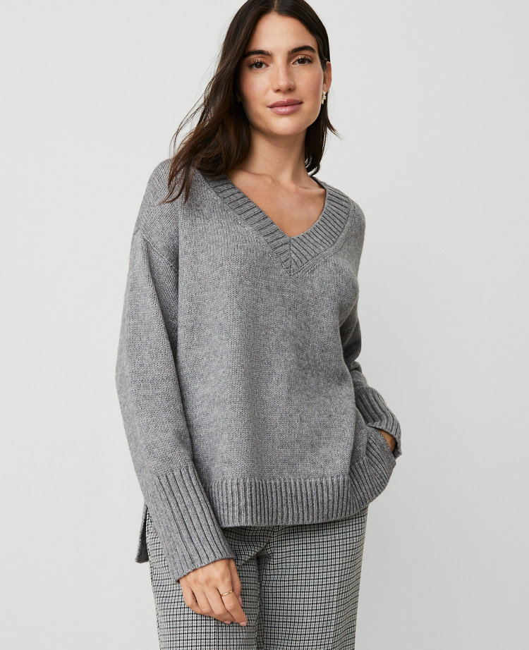 Oversized V-Neck Sweater