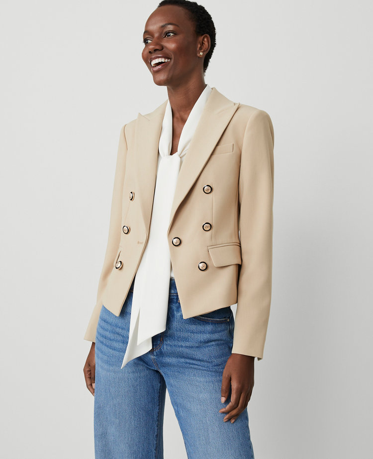 Ann Taylor Button Fitted Blazer