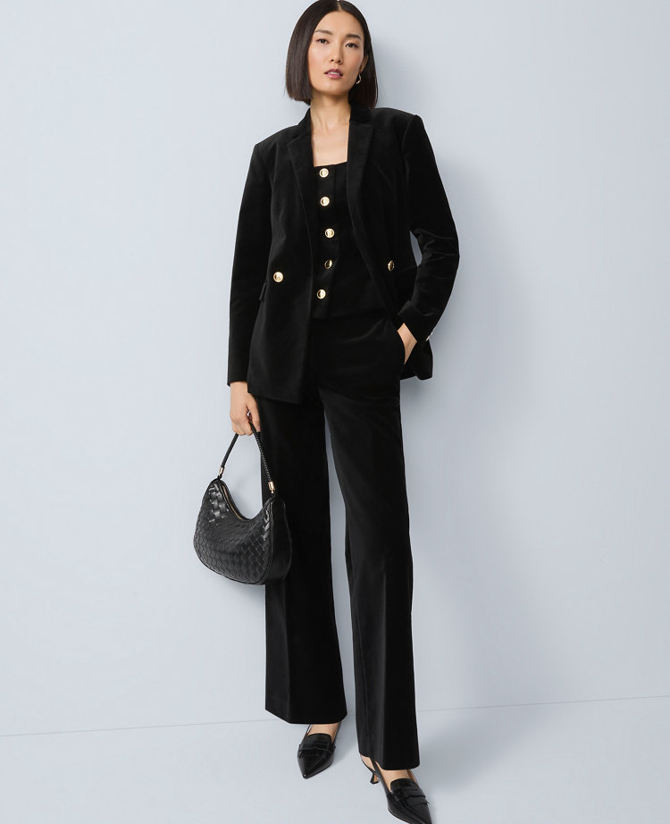The Jayne Trouser in Velvet