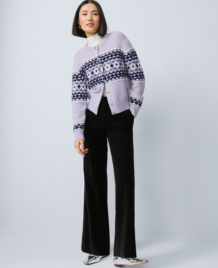 The Jayne Trouser in Velvet