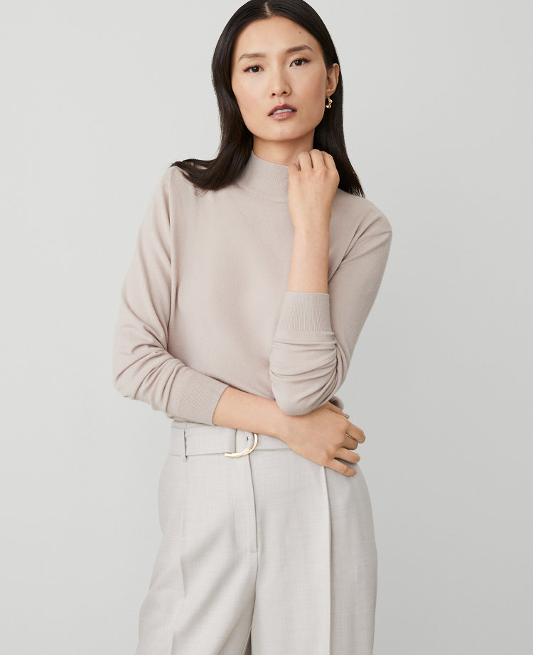 Essential Mock Neck Sweater carousel Product Image 1