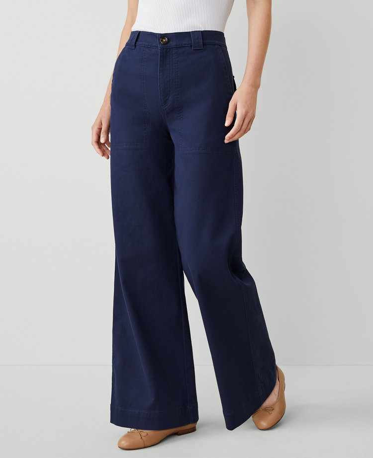 Ann Taylor AT Weekend Wide Leg Pants Women's